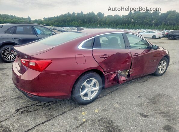 1G1ZB5ST2GF277819 2016 CHEVROLET MALIBU Maroon უკანა მარჯვენა