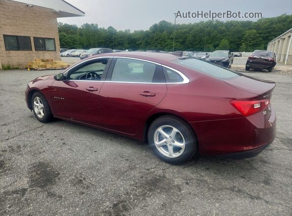 1G1ZB5ST2GF277819 2016 CHEVROLET MALIBU Maroon უკანა მარცხენა