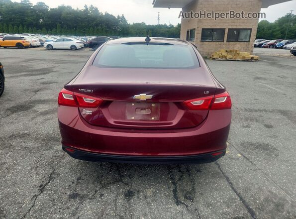 1G1ZB5ST2GF277819 2016 CHEVROLET MALIBU Maroon უკანა ხედი
