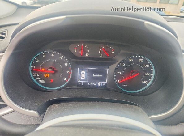 1G1ZB5ST2GF277819 2016 CHEVROLET MALIBU Maroon ხელსაწყოთა პანელის ხედი