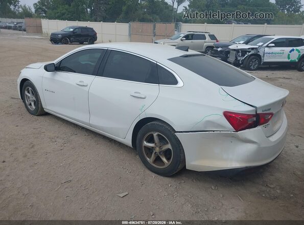1G1ZB5ST2HF272864 2017 CHEVROLET MALIBU White Tył lewy