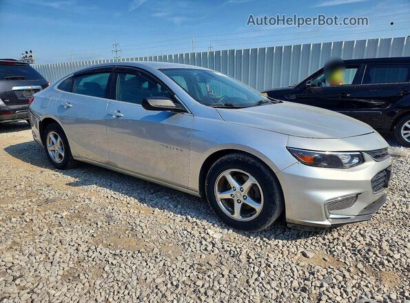 1G1ZB5ST2JF177548 2018 CHEVROLET MALIBU Серебряный Передняя правая четверть
