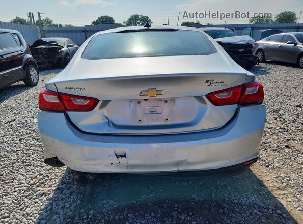 1G1ZB5ST2JF177548 2018 CHEVROLET MALIBU Серебряный Вид сзади
