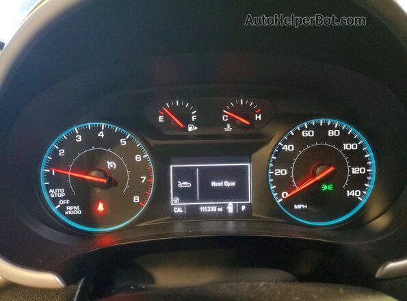 1G1ZB5ST2JF193040 2018 CHEVROLET MALIBU Black Вид щитка приладів