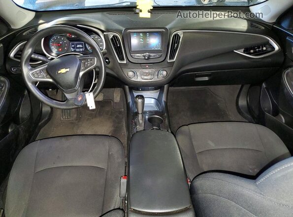 1G1ZB5ST2JF193040 2018 CHEVROLET MALIBU Black Вид панелі приладів