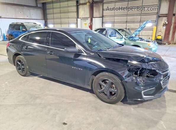 1G1ZB5ST2JF193040 2018 CHEVROLET MALIBU Black Передня права чверть