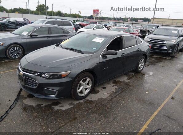 1G1ZB5ST2JF222195 2018 CHEVROLET MALIBU Gray Vista tres cuartos delantera izquierda