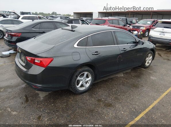 1G1ZB5ST2JF222195 2018 CHEVROLET MALIBU Gray Trasero derecho