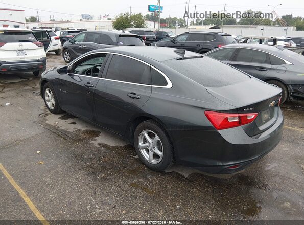 1G1ZB5ST2JF222195 2018 CHEVROLET MALIBU Gray Trasero izquierdo