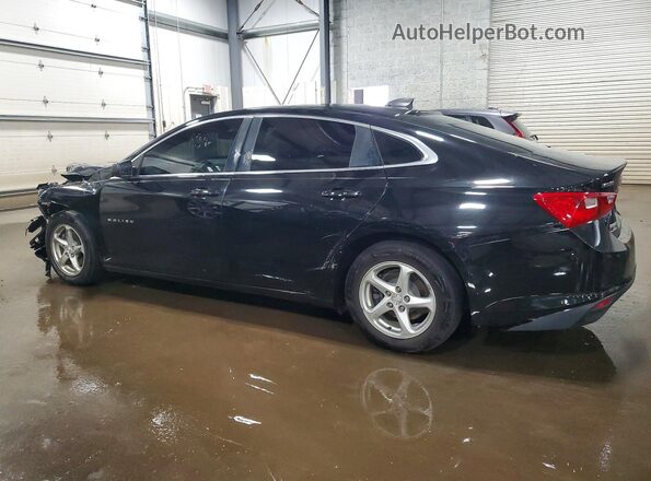 1G1ZB5ST2JF224108 2018 CHEVROLET MALIBU Black Tył lewy