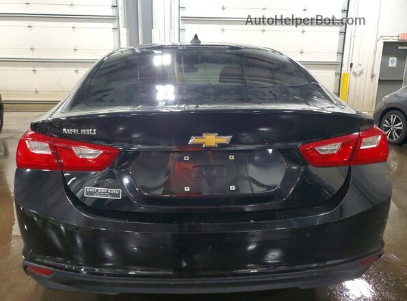 1G1ZB5ST2JF224108 2018 CHEVROLET MALIBU Black Widok z tyłu