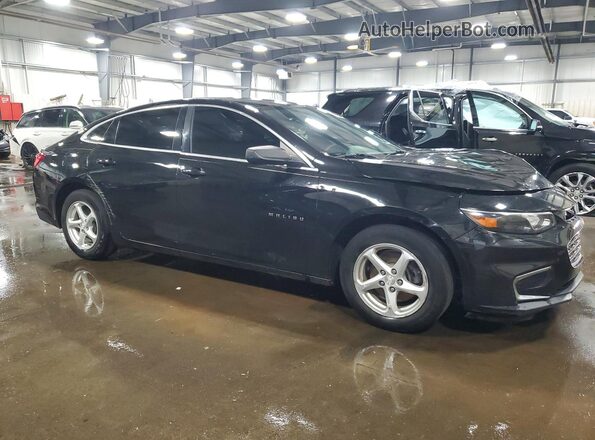1G1ZB5ST2JF224108 2018 CHEVROLET MALIBU Black Przód prawy