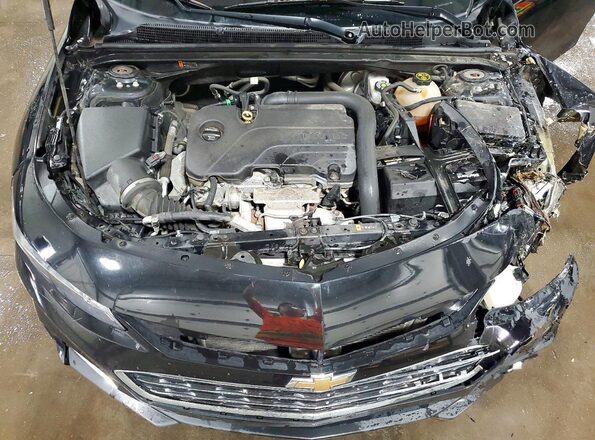 1G1ZB5ST2JF224108 2018 CHEVROLET MALIBU Black Widok wnętrza z tyłu