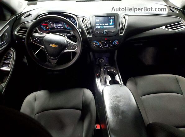 1G1ZB5ST2JF224108 2018 CHEVROLET MALIBU Black Widok deski rozdzielczej