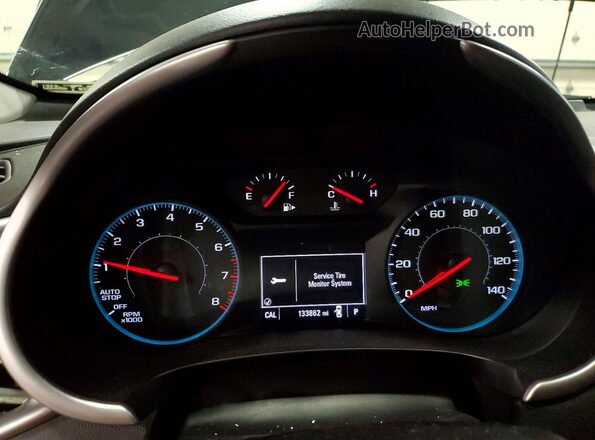 1G1ZB5ST2JF224108 2018 CHEVROLET MALIBU Black Widok zestawu wskaźników