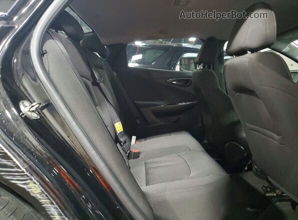 1G1ZB5ST2JF224108 2018 CHEVROLET MALIBU Black Widok tylnych siedzeń