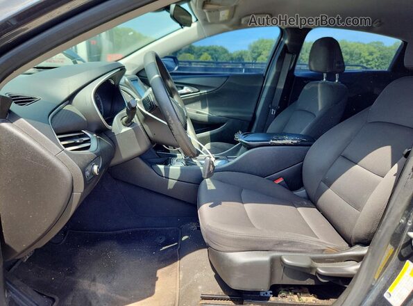 1G1ZB5ST2JF228045 2018 CHEVROLET MALIBU Gray წინა სალონის ხედი