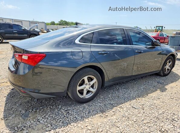 1G1ZB5ST2JF228045 2018 CHEVROLET MALIBU Gray უკანა მარჯვენა