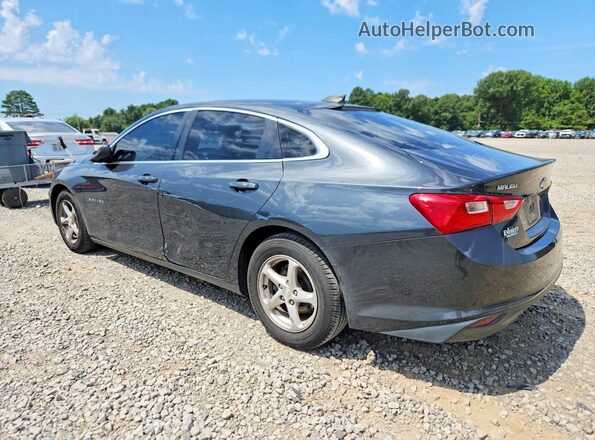 1G1ZB5ST2JF228045 2018 CHEVROLET MALIBU Gray უკანა მარცხენა