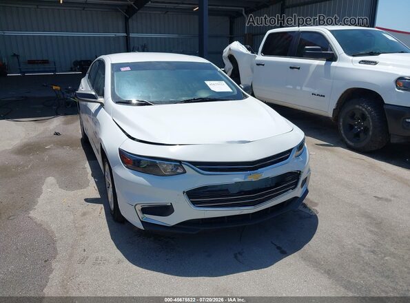1G1ZB5ST2JF256301 2018 CHEVROLET MALIBU White Vista frontal