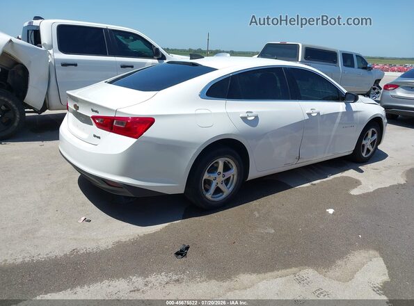 1G1ZB5ST2JF256301 2018 CHEVROLET MALIBU White Trasero derecho