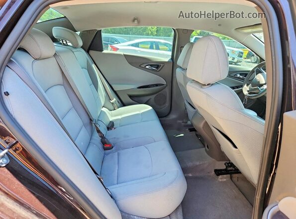 1G1ZB5ST2LF156606 2020 CHEVROLET MALIBU Burgundy Rear seats view