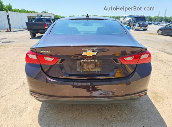 1G1ZB5ST2LF156606 2020 CHEVROLET MALIBU Burgundy Rear view