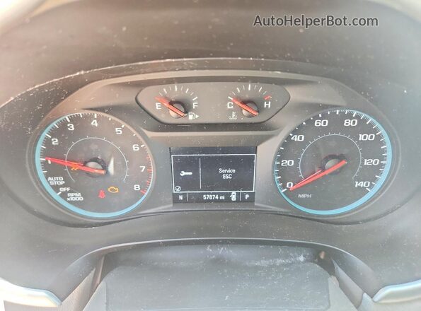 1G1ZB5ST2LF156606 2020 CHEVROLET MALIBU Burgundy Instrument cluster view