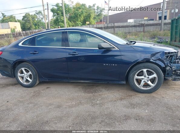1G1ZB5ST3GF232131 2016 CHEVROLET MALIBU Blue უკანა სალონის ხედი