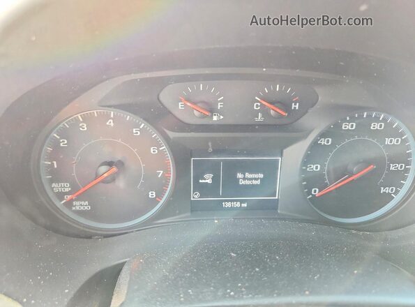1G1ZB5ST3GF345559 2016 CHEVROLET MALIBU Silver Вид щитка приладів