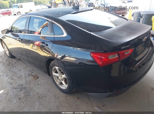1G1ZB5ST3GF348901 2016 CHEVROLET MALIBU Black უკანა მარცხენა