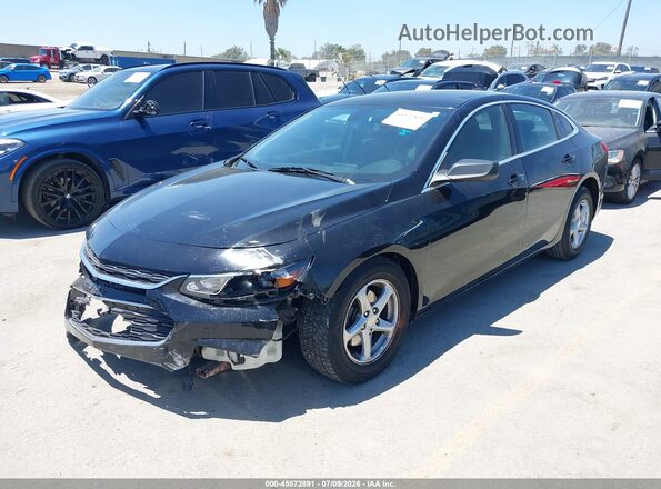 1G1ZB5ST3GF359543 2016 CHEVROLET MALIBU Черный Передняя левая четверть