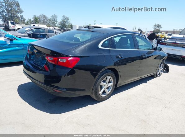 1G1ZB5ST3GF359543 2016 CHEVROLET MALIBU Черный Задняя правая четверть