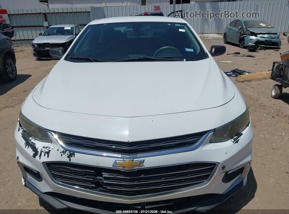 1G1ZB5ST3HF122228 2017 CHEVROLET MALIBU White Vista del cuadro de instrumentos