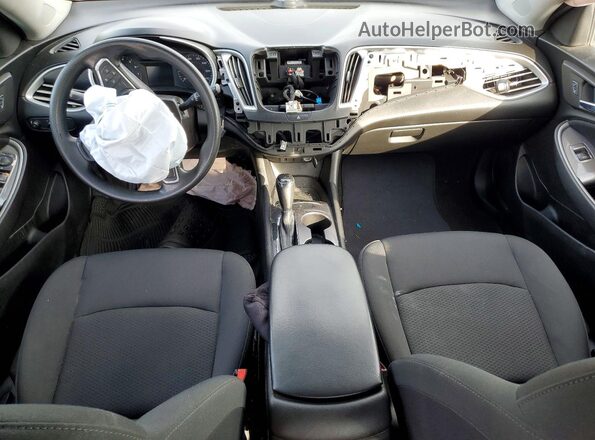 1G1ZB5ST3HF123069 2017 CHEVROLET MALIBU Blue Вид панелі приладів