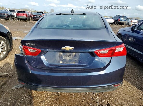 1G1ZB5ST3HF123069 2017 CHEVROLET MALIBU Blue Вид ззаду