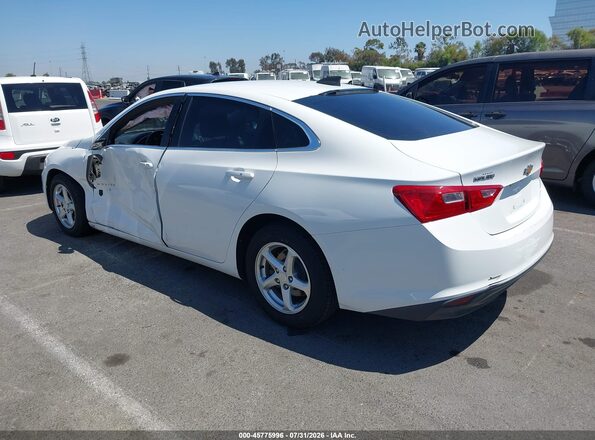 1G1ZB5ST3HF206114 2017 CHEVROLET MALIBU Белый Задняя левая четверть