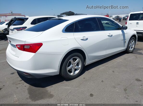 1G1ZB5ST3HF206114 2017 CHEVROLET MALIBU Белый Задняя правая четверть