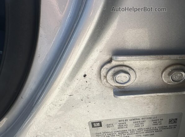 1G1ZB5ST3HF274882 2017 CHEVROLET MALIBU Silver Vista de los asientos traseros