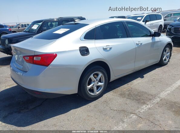 1G1ZB5ST3JF131579 2018 CHEVROLET MALIBU Silver უკანა მარჯვენა