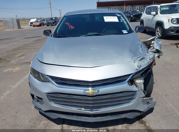 1G1ZB5ST3JF131579 2018 CHEVROLET MALIBU Silver ხელსაწყოთა პანელის ხედი
