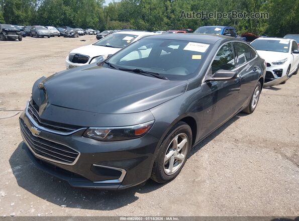 1G1ZB5ST3JF213408 2018 CHEVROLET MALIBU Gray Front left