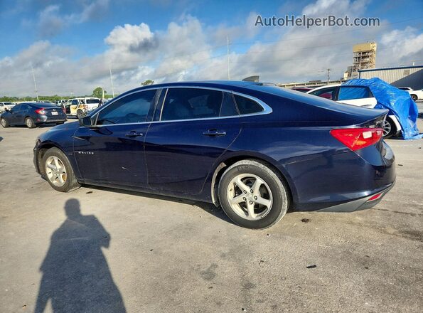 1G1ZB5ST3JF241709 2018 CHEVROLET MALIBU Blue Trasero izquierdo