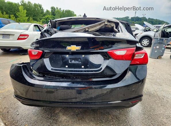 1G1ZB5ST3JF284818 2018 CHEVROLET MALIBU Black Вид ззаду