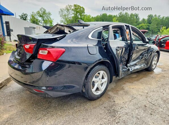 1G1ZB5ST3JF284818 2018 CHEVROLET MALIBU Black Задня права чверть