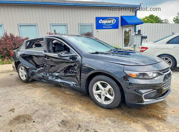 1G1ZB5ST3JF284818 2018 CHEVROLET MALIBU Black Передня права чверть