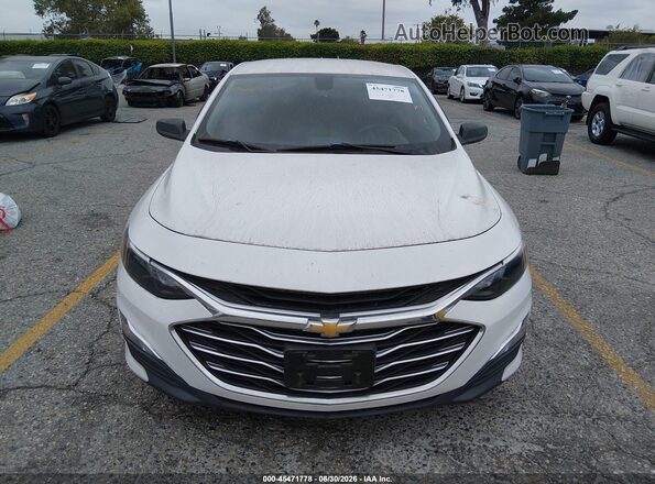 1G1ZB5ST3LF019402 2020 CHEVROLET MALIBU White Vista del cuadro de instrumentos
