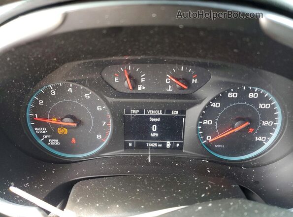 1G1ZB5ST3LF144755 2020 CHEVROLET MALIBU Silver Instrument cluster view