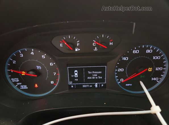 1G1ZB5ST3RF150287 2024 CHEVROLET MALIBU White Widok zestawu wskaźników