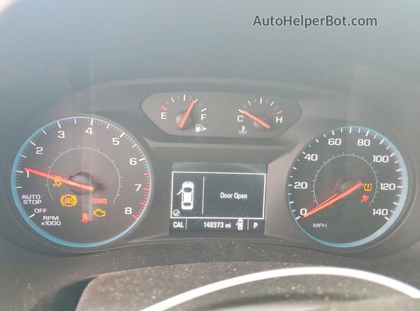 1G1ZB5ST4GF259175 2016 CHEVROLET MALIBU Silver Вид щитка приладів